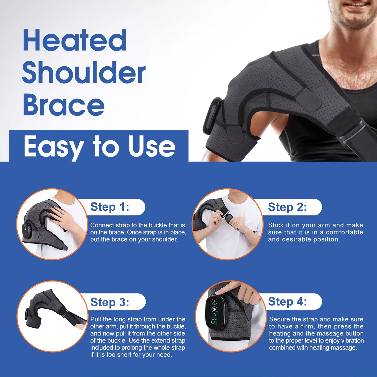 Shoulder Massage Brace Belt